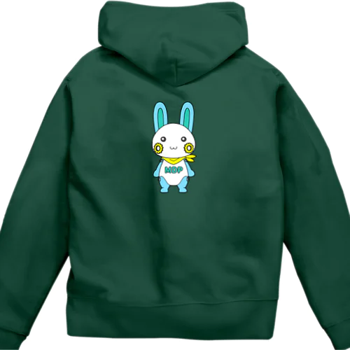 ぴぃと Zip Hoodie