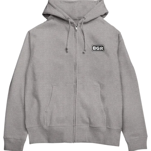 バックプリントありロゴパーカー Zip Hoodie