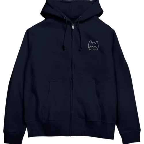 コウモリポユ Zip Hoodie