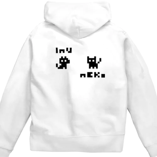 いぬとねこ Zip Hoodie