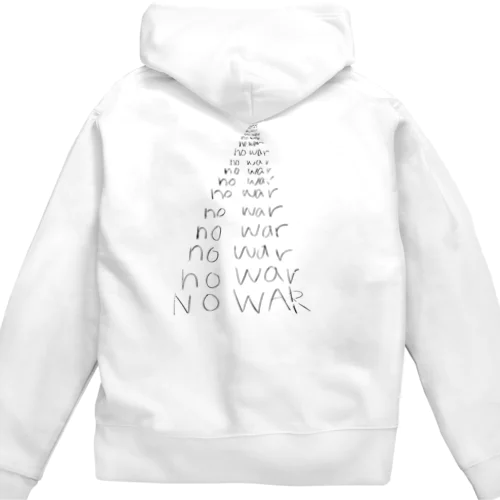 NO WAR Zip Hoodie