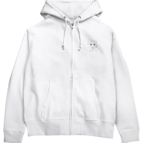 BEAUTIFUL LADY [ J ] !! Zip Hoodie