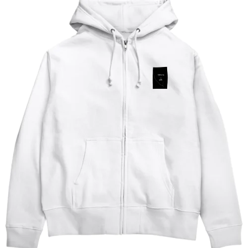 space_wh 初のシンプルロゴ Zip Hoodie