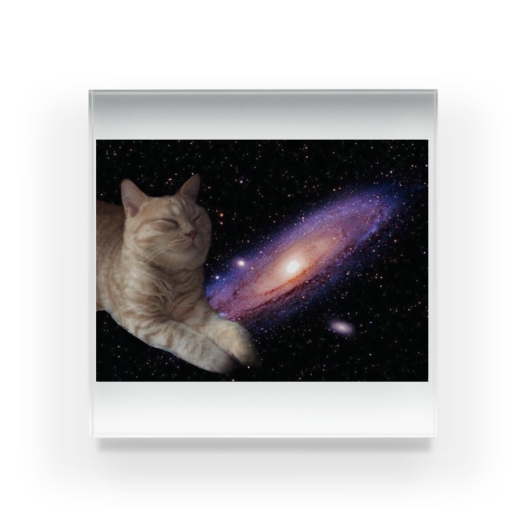 全てを悟ったスペースキャット にゃがりと Ragarito のアクリルブロック通販 Suzuri スズリ 全てを悟ったスペースキャット にゃがりと Ragarito のアクリルブロック通販 Suzuri スズリ