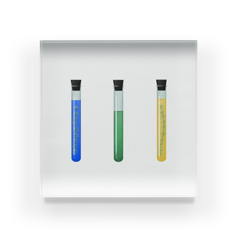 試験管 月と森 Tsuki Mori のアクリルブロック通販 Suzuri スズリ