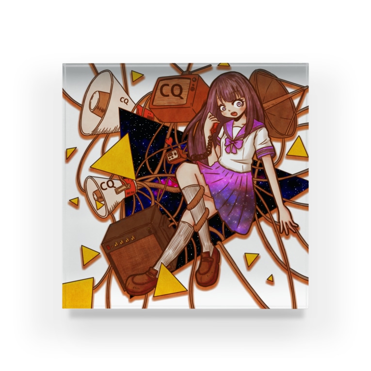 ハローcq 宇宙柄セーラー Petit Parade 小鳥遊すずめ Petit Parade のアクリルブロック通販 Suzuri スズリ ハローcq 宇宙柄セーラー Petit Parade 小鳥遊すずめ Petit Parade のアクリルブロック通販 Suzuri スズリ