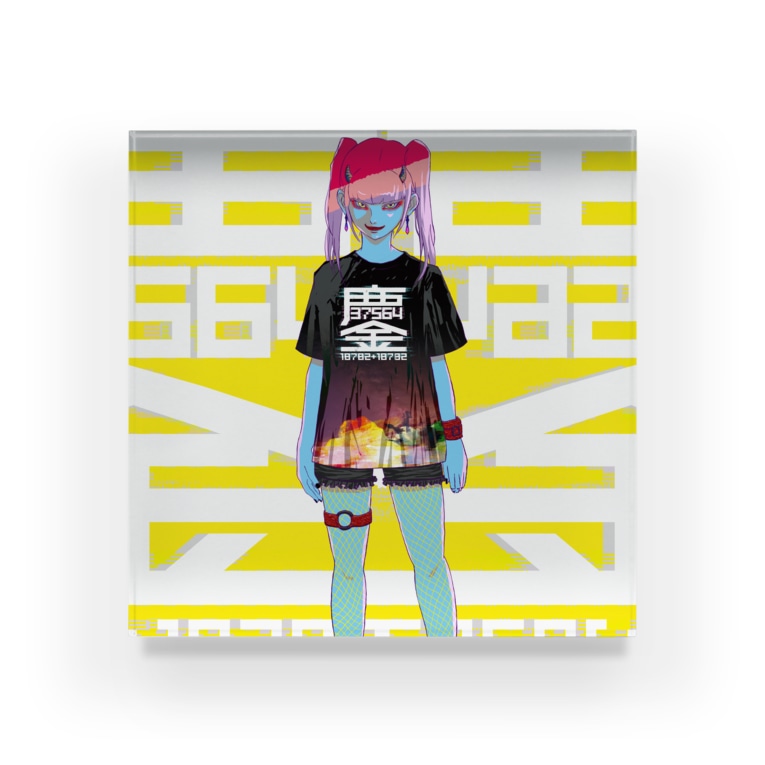 みなごろしちゃん 001 696graphic Suzuri 696 のアクリルブロック通販 Suzuri スズリ みなごろしちゃん 001 696graphic Suzuri 696 のアクリルブロック通販 Suzuri スズリ
