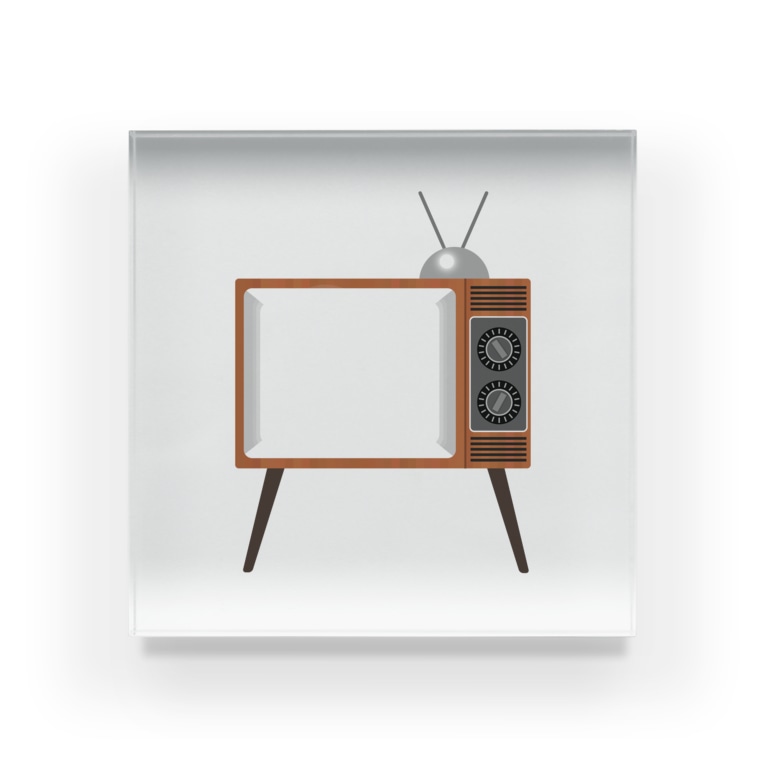 レトロな昭和のテレビのイラスト 画面オン 脚付き Illust Designs Labのアクリルブロック通販 Suzuri スズリ レトロな昭和のテレビのイラスト 画面オン 脚付き Illust Designs Labのアクリルブロック通販 Suzuri スズリ