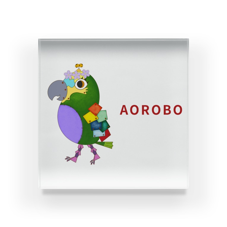 Robobo アオボウシインコ ねこぜや Nekozeya のアクリルブロック通販 Suzuri スズリ Robobo アオボウシインコ ねこぜや Nekozeya のアクリルブロック通販 Suzuri スズリ