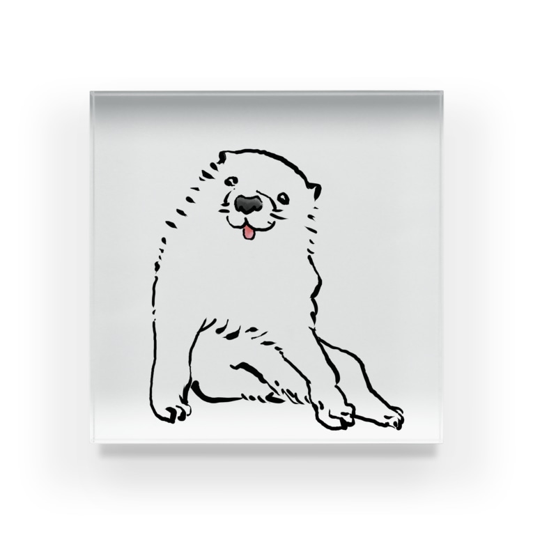長沢芦雪の あの犬 Acrylic Block By ふくふく商店 Fukufukuzou Suzuri 長沢芦雪の あの犬 Acrylic Block By ふくふく商店 Fukufukuzou Suzuri