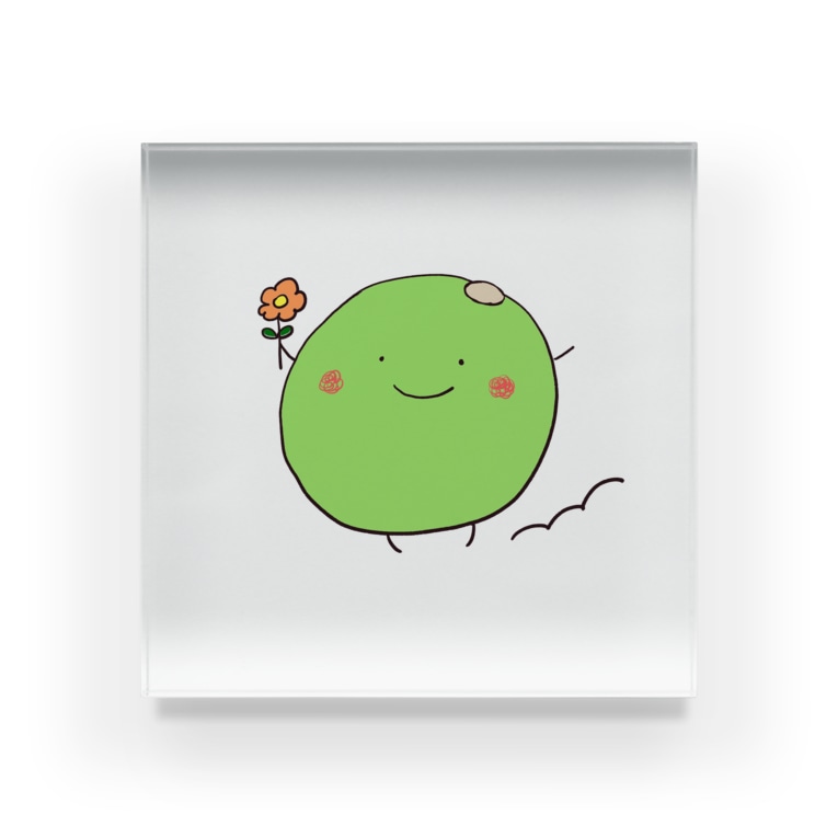 てゅーるーるーる おまめ おまめ お茶飲んでほっこり Green0504 のアクリルブロック通販 Suzuri スズリ てゅーるーるーる おまめ おまめ お茶飲んでほっこり Green0504 のアクリルブロック通販 Suzuri スズリ