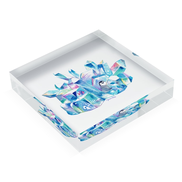 Crystal イラストレーター おおでゆかこ Oderon86 のアクリルブロック通販 Suzuri スズリ