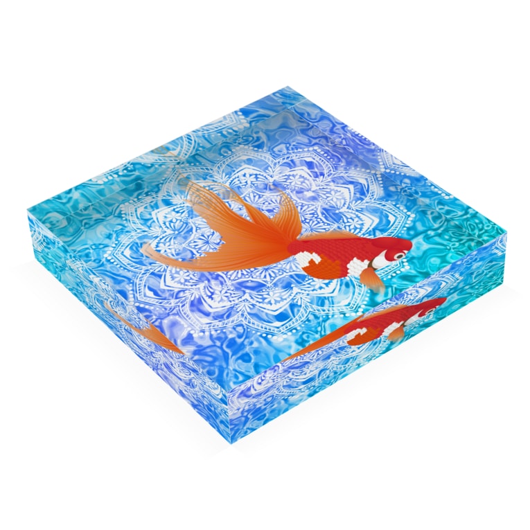 金魚 水の花 Kawacocoのアクリルブロック通販 Suzuri スズリ 金魚 水の花 Kawacocoのアクリルブロック通販 Suzuri スズリ