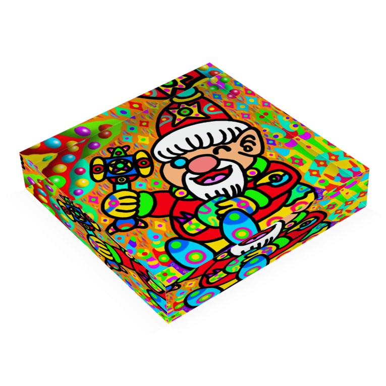 土の精霊 ノーム Acrylic Block By Dorihopu Suzuri 土の精霊 ノーム Acrylic Block By Dorihopu Suzuri
