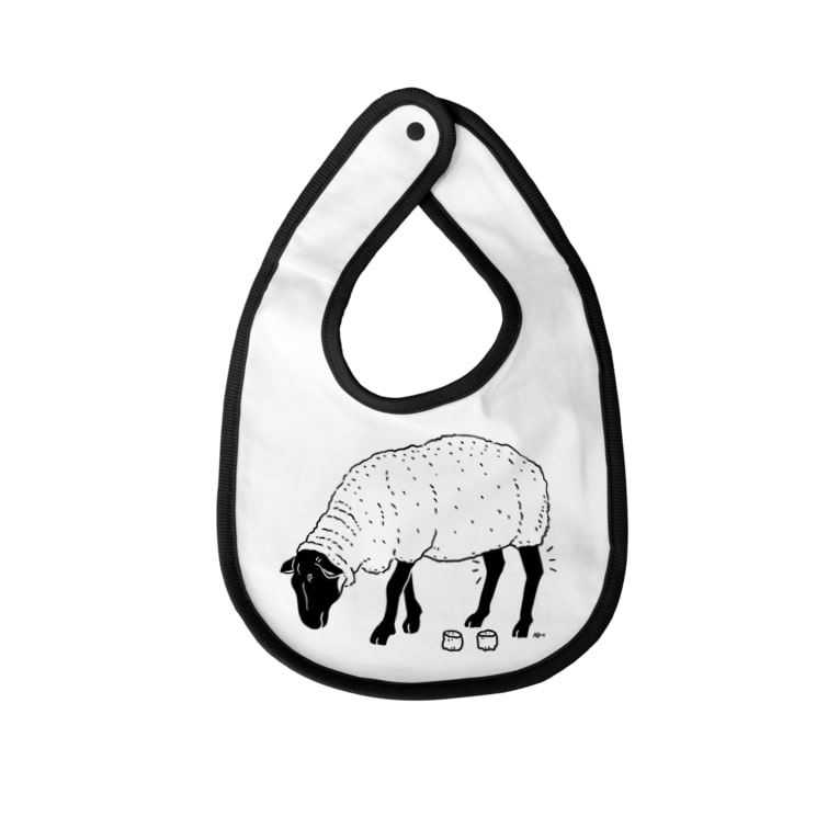 黒ヒツジ Summer Fashion 羊 動物イラスト Baby Bibs By Aliviosta Suzuri 黒ヒツジ Summer Fashion 羊 動物イラスト Baby Bibs By Aliviosta Suzuri