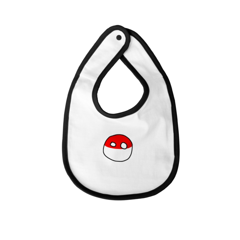 ぽーらん ポーランドボール Baby Bib By ポーランドボール カントリボールグッズ商品店 Jrjapantokyo Suzuri ぽーらん ポーランドボール Baby Bib By ポーランドボール カントリボールグッズ商品店 Jrjapantokyo Suzuri