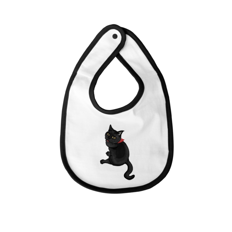 ブリティッシュショートヘア 黒猫 Momo Pecoのベイビービブ通販 Suzuri スズリ ブリティッシュショートヘア 黒猫 Momo Pecoのベイビービブ通販 Suzuri スズリ