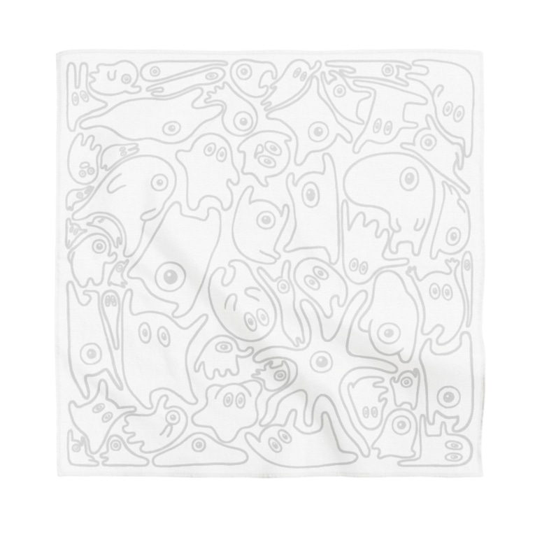 集まるモンスター 薄いグレー なんコレ Nandacollector Nancolle のバンダナ通販 Suzuri スズリ 集まるモンスター 薄いグレー なんコレ Nandacollector Nancolle のバンダナ通販 Suzuri スズリ