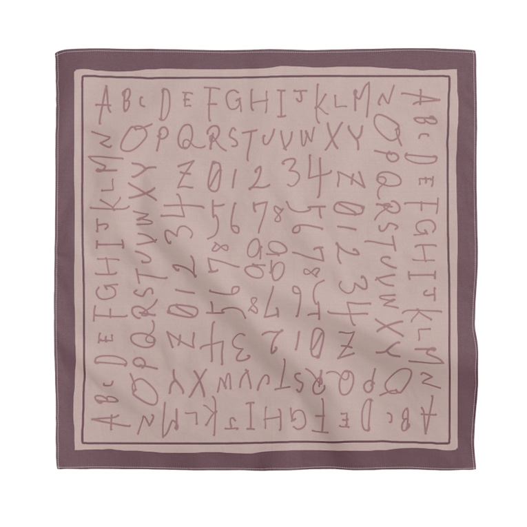 手書きの英数字 ピンク Mewのバンダナ通販 Suzuri スズリ 手書きの英数字 ピンク Mewのバンダナ通販 Suzuri スズリ