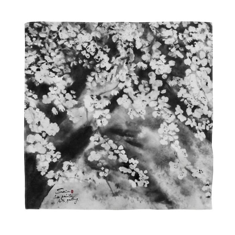 桜 中村青雨 水墨画家 Artgallery Seiunakamura のバンダナ通販 Suzuri スズリ 桜 中村青雨 水墨画家 Artgallery Seiunakamura のバンダナ通販 Suzuri スズリ