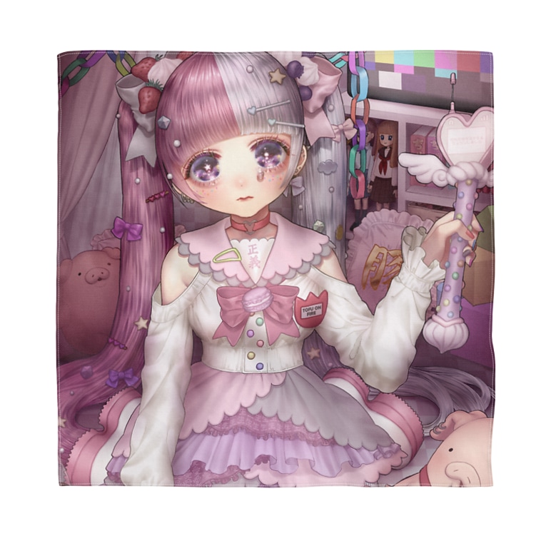 魔法少女おとめちゃん 半熟おとめ Hanjukuotome のバンダナ通販 Suzuri スズリ 魔法少女おとめちゃん 半熟おとめ Hanjukuotome のバンダナ通販 Suzuri スズリ