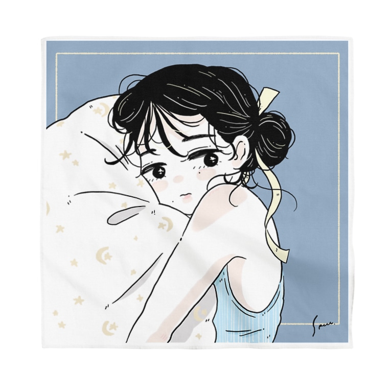 眠たい女の子のバンダナ Spell Im Spell のバンダナ通販 Suzuri スズリ 眠たい女の子のバンダナ Spell Im Spell のバンダナ通販 Suzuri スズリ