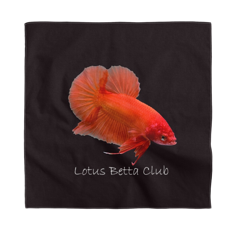 ベタのバンダナ オレンジ Lotus Betta Club Lotus Betta のバンダナ通販 Suzuri スズリ