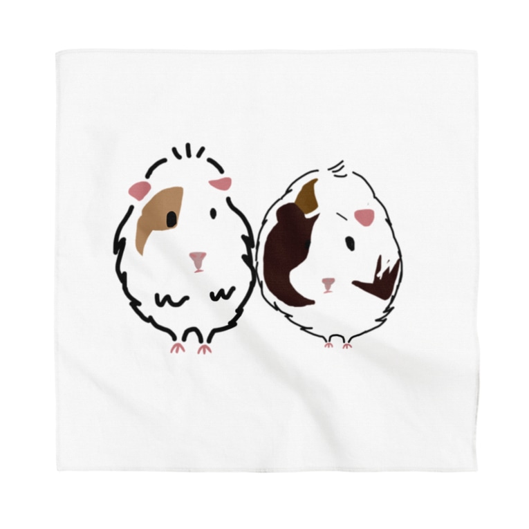 モルモット 動物イラスト Mugimatu のバンダナ通販 Suzuri スズリ モルモット 動物イラスト Mugimatu のバンダナ通販 Suzuri スズリ