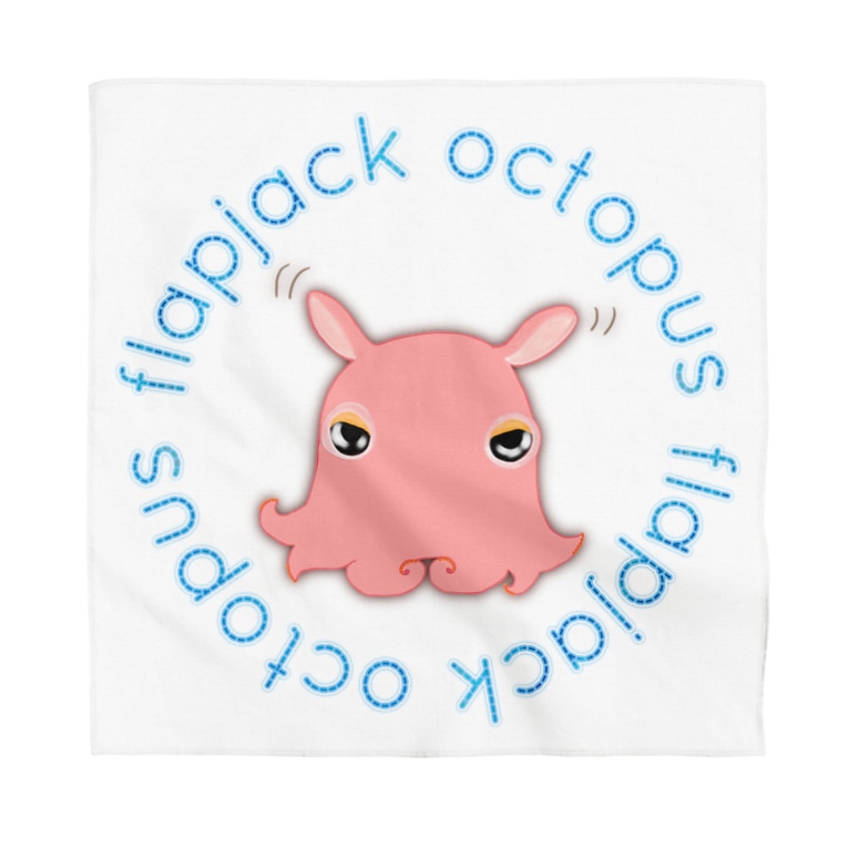 Flapjack Octopus メンダコ 英語バージョン Lalahangeul Konohana のバンダナ通販 Suzuri スズリ