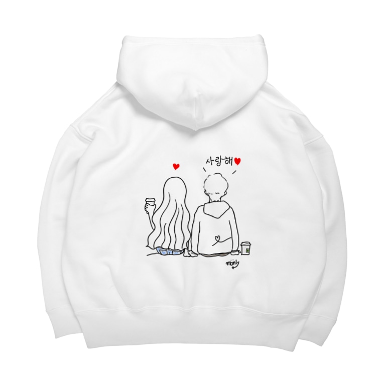 カップルシンプルイラスト M Only Kaew0301 のビッグシルエットパーカー通販 Suzuri スズリ カップルシンプルイラスト M Only Kaew0301 のビッグシルエットパーカー通販 Suzuri スズリ