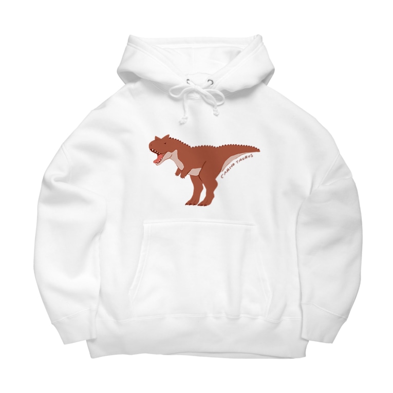 カルノタウルス Big Hoodies By あおきさくら Shirowani Suzuri カルノタウルス Big Hoodies By あおきさくら Shirowani Suzuri