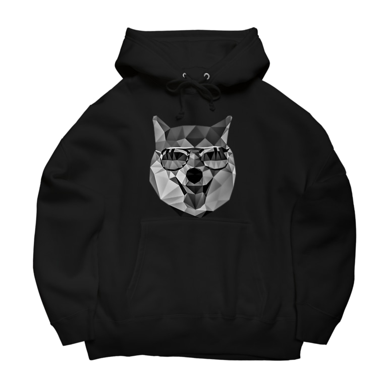 サングラス犬さん Cool Design Shop K Yu のビッグシルエットパーカー通販 Suzuri スズリ