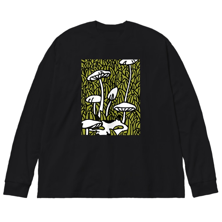 くさむらきのこなまら猫 なまらや Otaru Namaraya のビッグシルエットロングスリーブtシャツ通販 Suzuri スズリ くさむらきのこなまら猫 なまらや Otaru Namaraya のビッグシルエットロングスリーブtシャツ通販 Suzuri スズリ