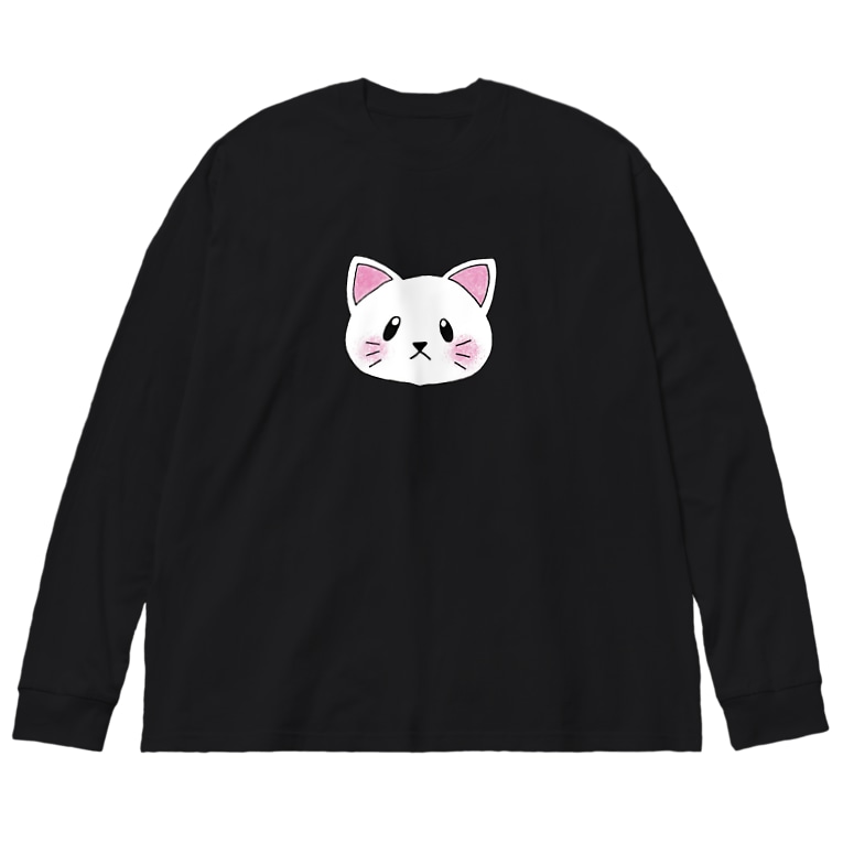 みーちゃん 顔 ゆうぴ Yupipipi のビッグシルエットロングスリーブtシャツ通販 Suzuri スズリ