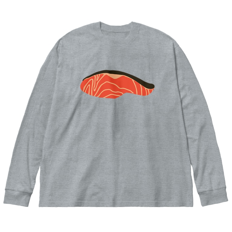 シャケの切り身 佐藤 明 イラスト St1017aa のビッグシルエットロングスリーブtシャツ通販 Suzuri スズリ シャケの切り身 佐藤 明 イラスト St1017aa のビッグシルエットロングスリーブtシャツ通販 Suzuri スズリ