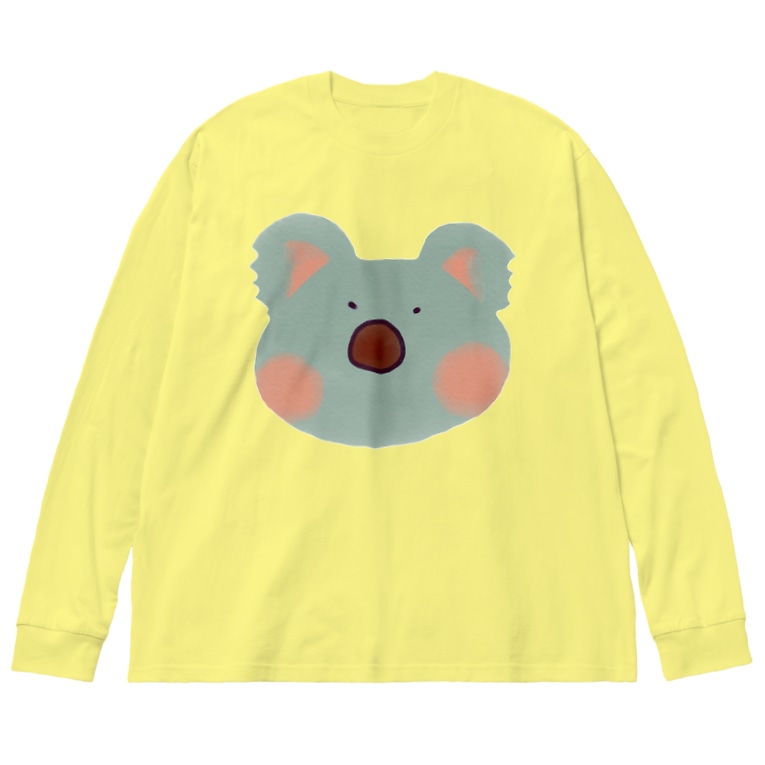 水彩コアラちゃん Face D イラストレーター Yasijun Yasijun のビッグシルエットロングスリーブtシャツ通販 Suzuri スズリ 水彩コアラちゃん Face D イラストレーター Yasijun Yasijun のビッグシルエットロングスリーブtシャツ通販 Suzuri スズリ