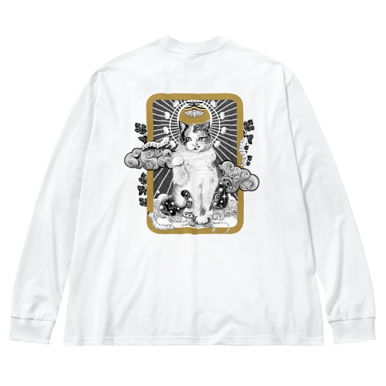 養蚕守護猫 Ojik Ojik のビッグシルエットロングスリーブtシャツ通販 Suzuri スズリ