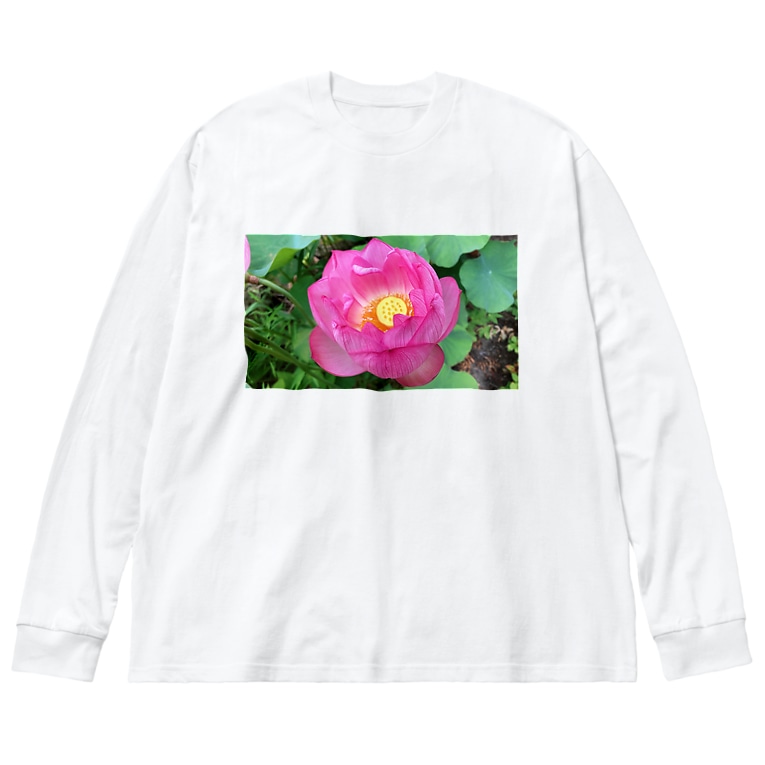 蓮の花 Namaste99のビッグシルエットロングスリーブtシャツ通販 Suzuri スズリ