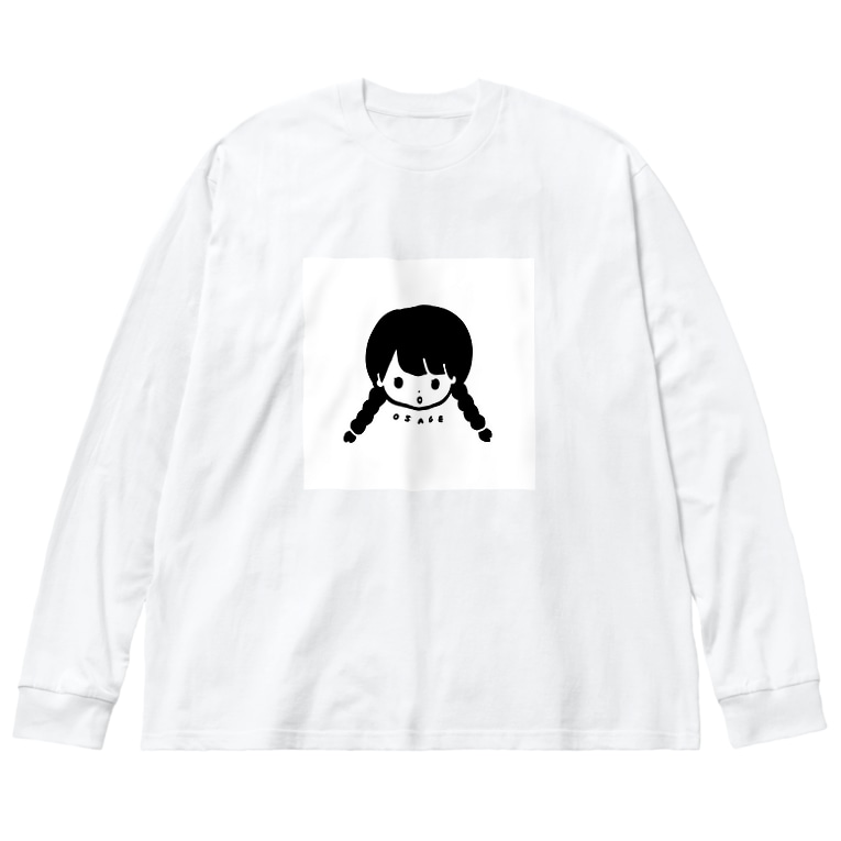 おさげの女の子 とまと 17 Tomato Kakou のビッグシルエットロングスリーブtシャツ通販 Suzuri スズリ