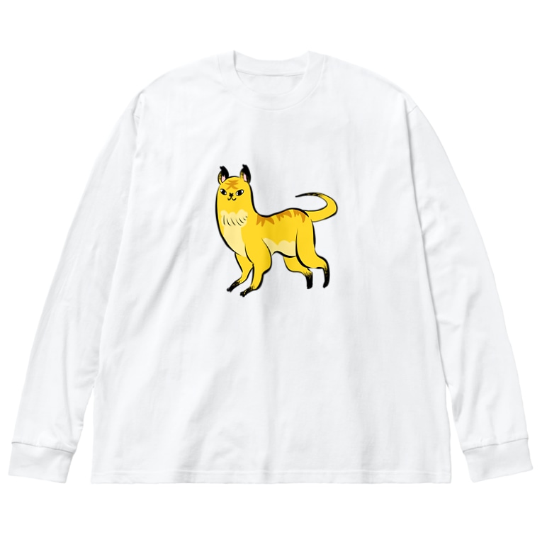 天啓猫さん 文字なし かわいい尻子玉 Kawasiri Kodama のビッグシルエットロングスリーブtシャツ通販 Suzuri スズリ