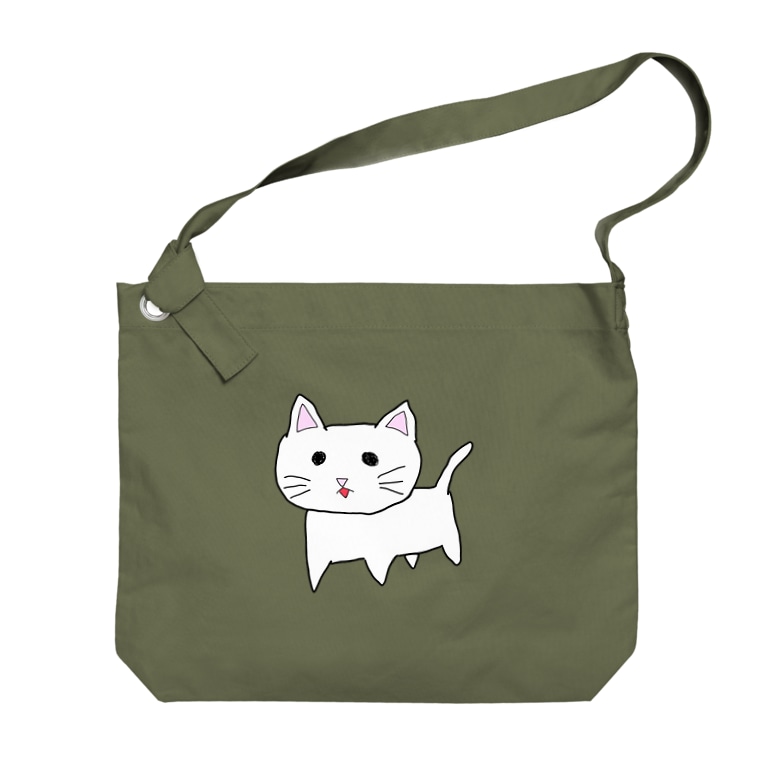 タレ目のにゃんこ にゃんこのおへや Amasame のビッグショルダーバッグ通販 Suzuri スズリ タレ目のにゃんこ にゃんこのおへや Amasame のビッグショルダーバッグ通販 Suzuri スズリ