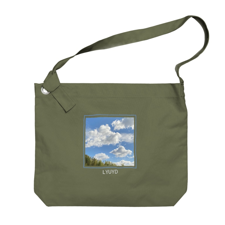 ある晴れた日の空シリーズ Lyuyd Loveyourselfuntilyoudie Lyuyd のビッグショルダーバッグ通販 Suzuri スズリ ある晴れた日の空シリーズ Lyuyd Loveyourselfuntilyoudie Lyuyd のビッグショルダーバッグ通販 Suzuri スズリ