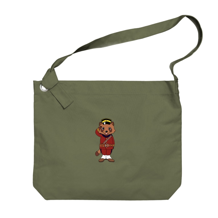 梅の木たぬき Big Shoulder Bags By みらくしよしも Yamatokokoro Suzuri 梅の木たぬき Big Shoulder Bags By みらくしよしも Yamatokokoro Suzuri