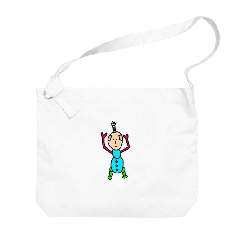 おさがるまくん はちょっぷん Hatyo のビッグショルダーバッグ通販 Suzuri スズリ おさがるまくん はちょっぷん Hatyo のビッグショルダーバッグ通販 Suzuri スズリ