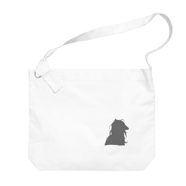 ケモ耳の女の子 シルエット Big Shoulder Bags By いにゅオリジナルグッズ Inuchannel 328 Suzuri ケモ耳の女の子 シルエット Big Shoulder Bags By いにゅオリジナルグッズ Inuchannel 328 Suzuri