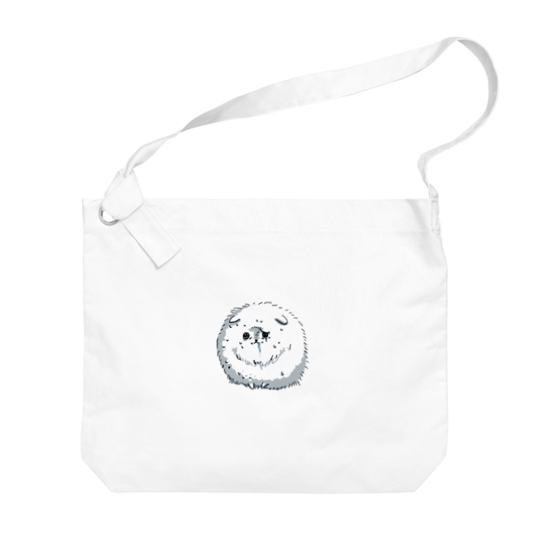 絶妙にダサい ポメラニアン うんち売り場 B Bib のビッグショルダーバッグ通販 Suzuri スズリ 絶妙にダサい ポメラニアン うんち売り場 B Bib のビッグショルダーバッグ通販 Suzuri スズリ