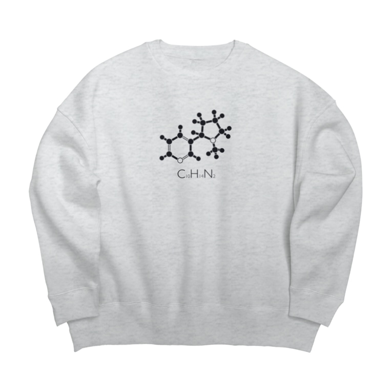 煙草 ニコチンの化学構造式 St Drop Laboratory St Drop のビッグシルエットスウェット通販 Suzuri スズリ 煙草 ニコチンの化学構造式 St Drop Laboratory St Drop のビッグシルエットスウェット通販 Suzuri スズリ