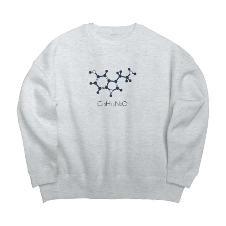 セロトニンの化学構造式 C10h12n2o St Drop Laboratory St Drop のビッグシルエットスウェット通販 Suzuri スズリ セロトニンの化学構造式 C10h12n2o St Drop Laboratory St Drop のビッグシルエットスウェット通販 Suzuri スズリ
