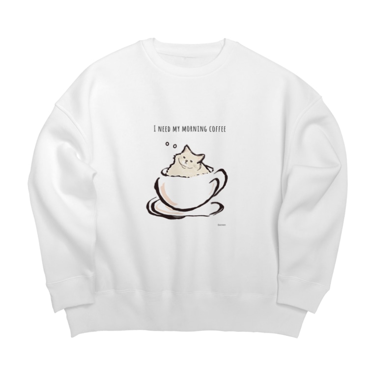 コーヒー猫 Moonwake Moonwake のビッグシルエットスウェット通販 Suzuri スズリ コーヒー猫 Moonwake Moonwake のビッグシルエットスウェット通販 Suzuri スズリ