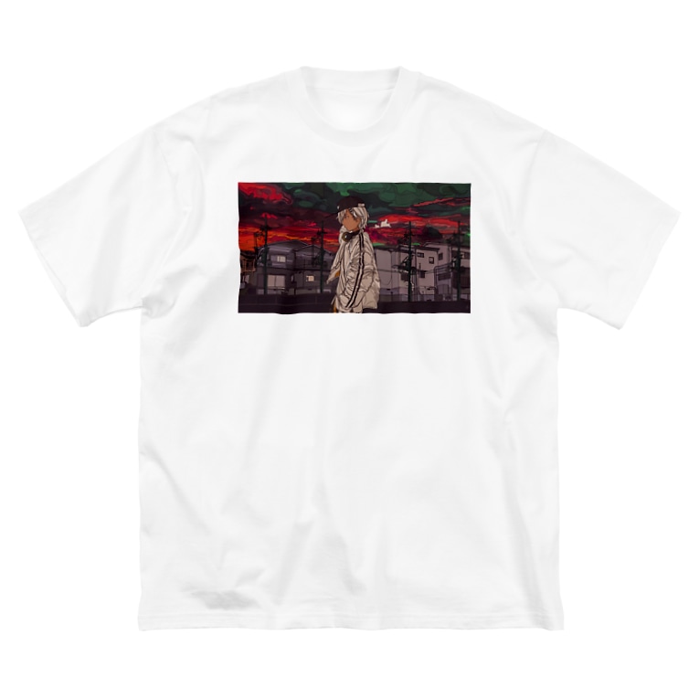 玲音エモエモtシャツ 玲音 Leon 4 4秋葉原エンタス Leon Vtuber のビッグシルエットtシャツ通販 Suzuri スズリ